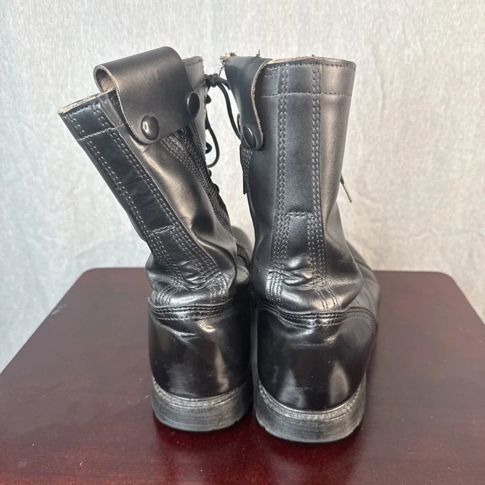 HH Brand Double H Military Combat Leather Jump Boots Men's 11 W Made in USA